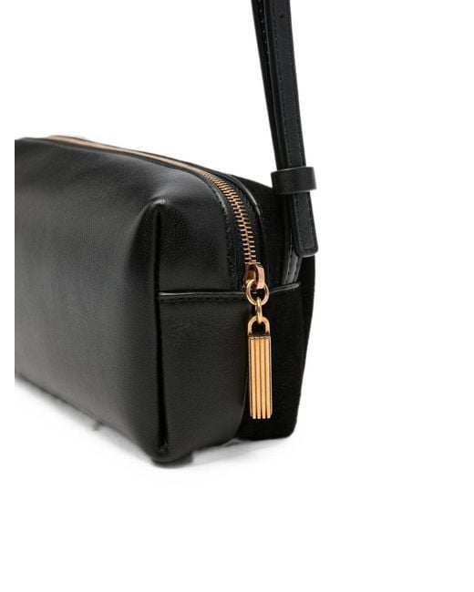 Khaite White Kye Mini Leather Crossbody Bag