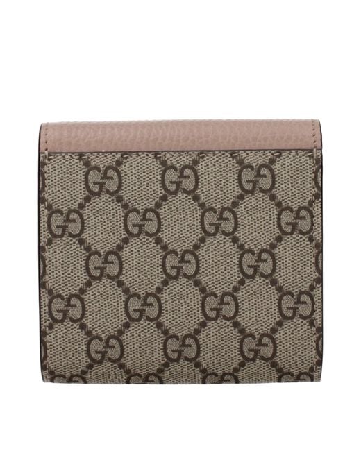 Gucci Brown Wallet Fabric/Light