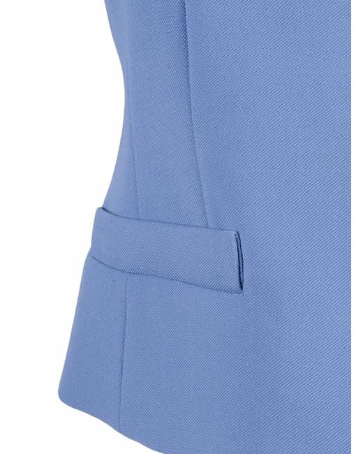Max Mara Blue Gilet Madia