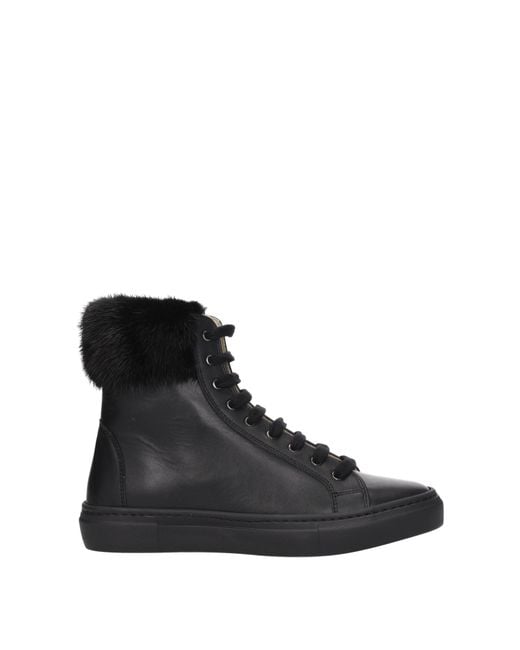 Fabiana Filippi Black Sneakers Donna Pelle Nero
