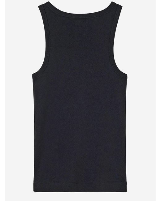 By Malene Birger Blue Cotton Tank Top