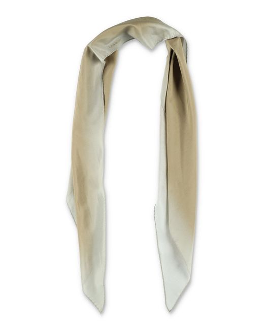Bufandas Beige Lardini de hombre de color White