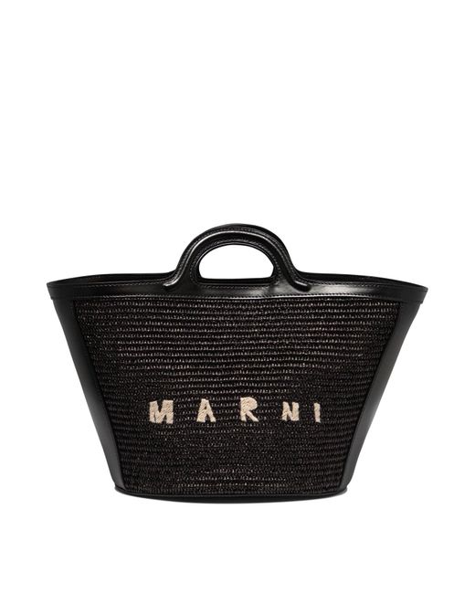 Marni Black "Tropicalia Small" Handtasche