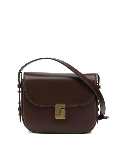 Soeur Brown "Bellissima" Small Crossbody Bag