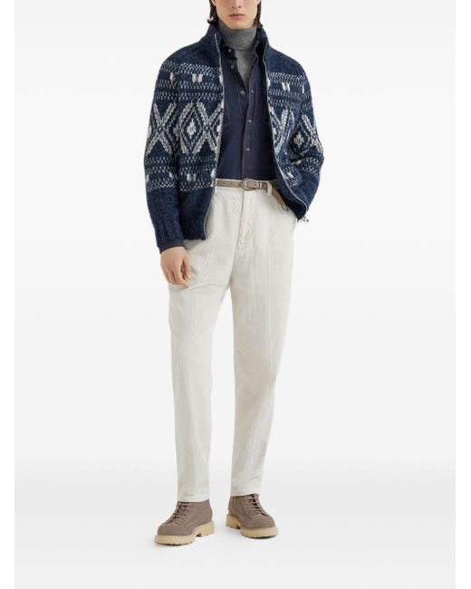 Cardigans Brunello Cucinelli de hombre de color Blue