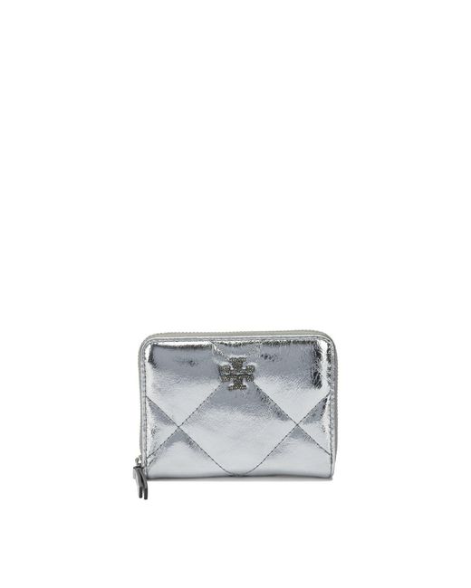 Tory Burch White Cow Leather Card Holder