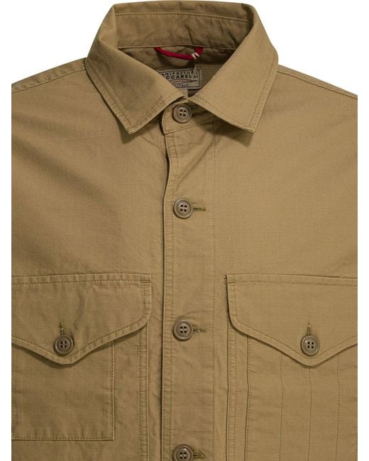 Manifattura Ceccarelli Green "Original Cruiser" Overshirt Jacket