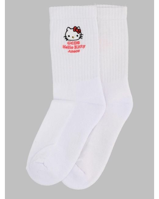 Gcds White Hello Kitty Socks