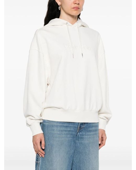 Calvin Klein Black Hoodie mit Kapuze und Logo