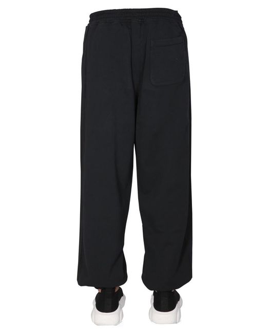 Moschino Black Relaxed Fit Jogging Pants for men