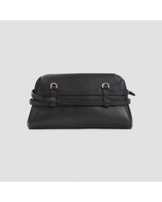 Moschino Black Belted Shoulder Bag