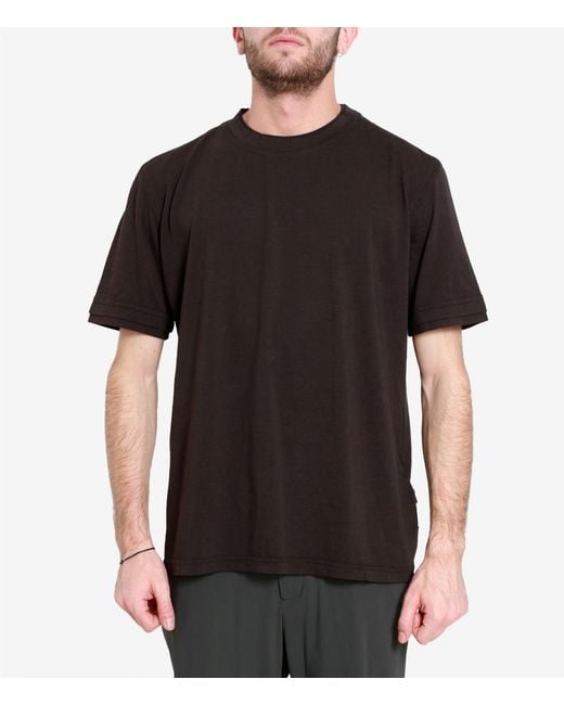 Paolo Pecora Black T Shirts And Polos