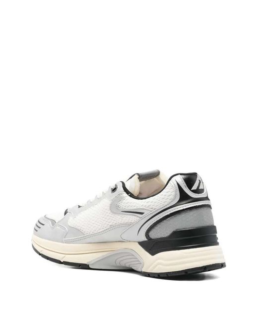 Autry White Hyperway Low Sneakers for men