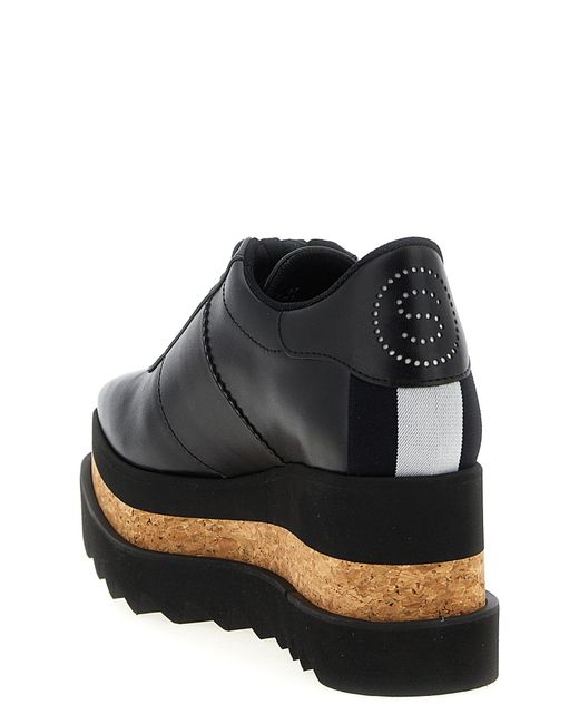 Stella McCartney Black 'Sneak Elyse' Sneakers