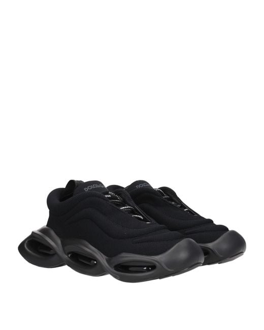 Dolce & Gabbana Black Knit Sneaker for men