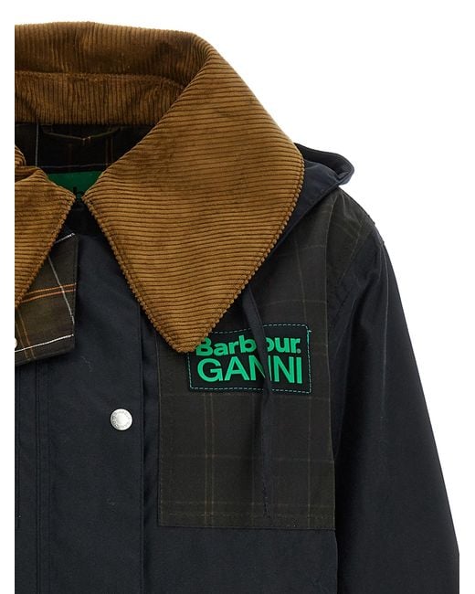 Barbour Black Parka X Ganni Puffer Jackets