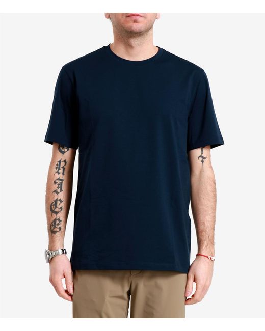 Herno Blue T Shirts And Polos for men