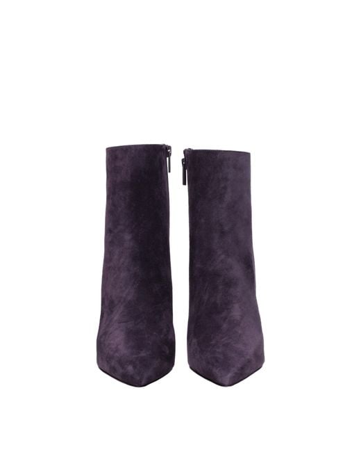Louboutin Blue Stivaletti Condora Donna Camoscio Viola/Mora for men