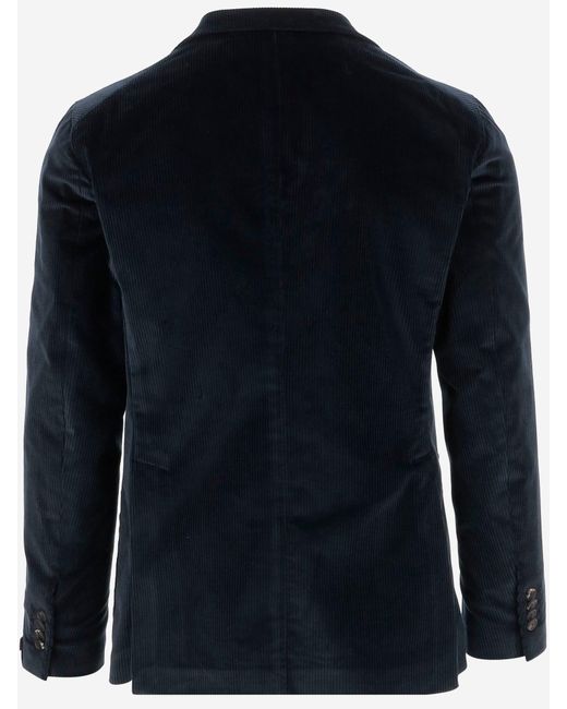 Tagliatore Blue Single Breasted Jacket