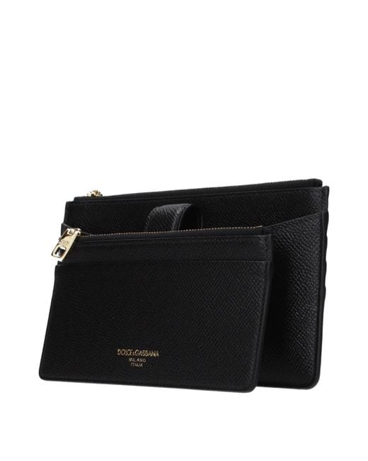 Dolce & Gabbana Black Leather Wallet