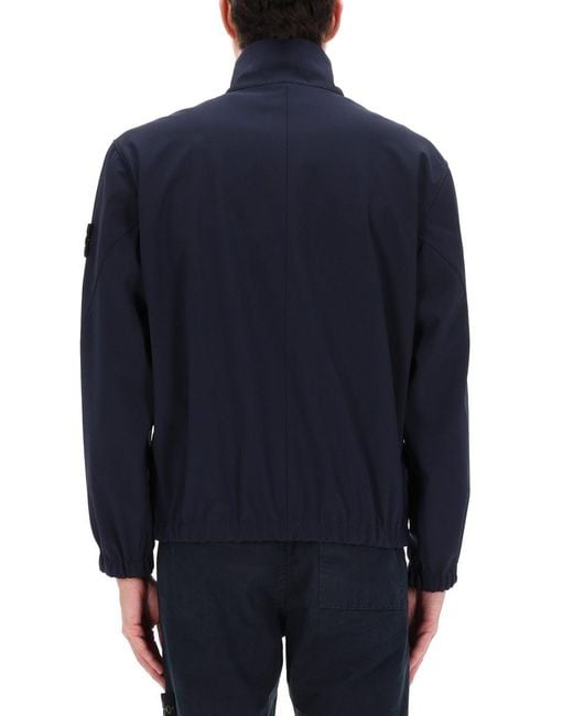 Stone Island Blue Light Soft Shell-R E. Dye Technology for men