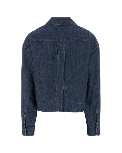 Fendi Blue Denim Shirt