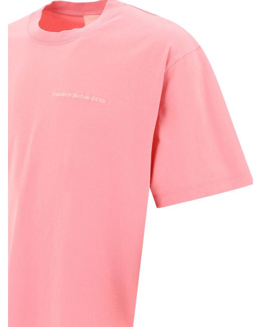 Stockholm Surfboard Club Stockholmer Surfboard Club T -Shirt mit Logo in Pink für Herren