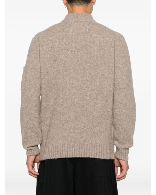 C P Company Natural Knitwear Turtle Neck