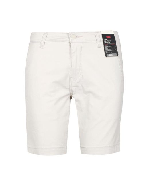 Levi's Korte Broek Grijs in het White voor heren