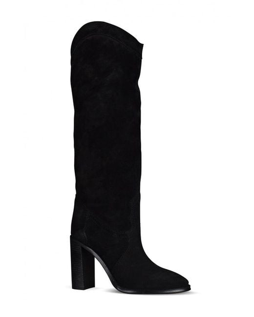 Saint Laurent Black Kate Boots