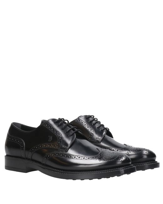 Tod's Black Flat Shoes