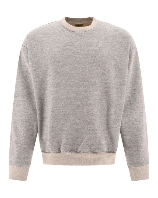 Kapital Gray "Peckish Maria Bivouac" Sweatshirt for men