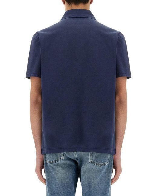 Fay Blue Jersey Polo