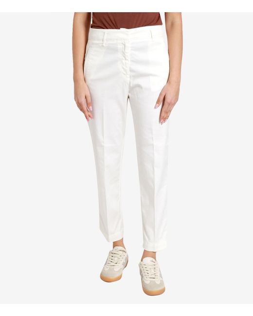 Cruna White Trousers