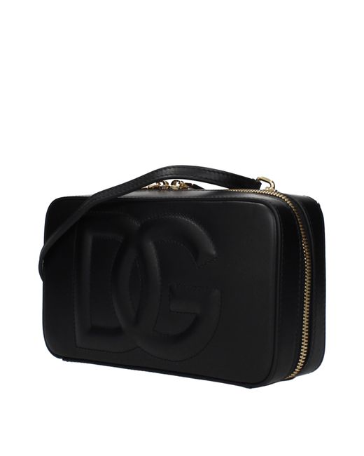 Dolce & Gabbana Black Dolce&Gabbana Crossbody Bags Leather