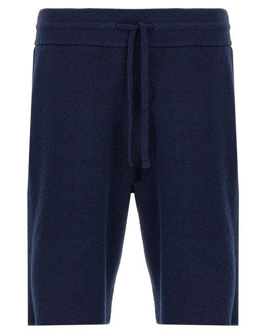 Roberto Collina Sponsachtige Bermuda Shorts in het Blue