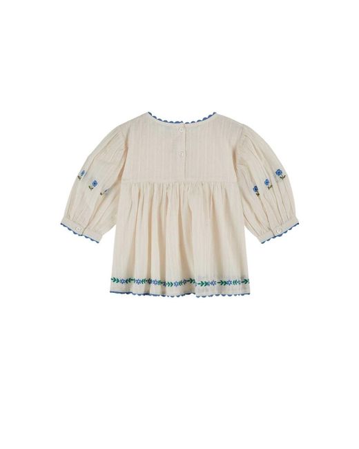 Emile Et Ida White Vestito Blouse Brodee