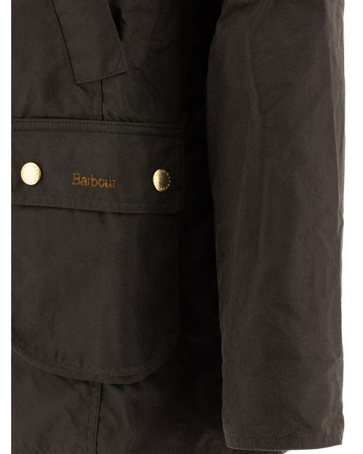 Barbour 'modern Beadnell' Jas in het Black