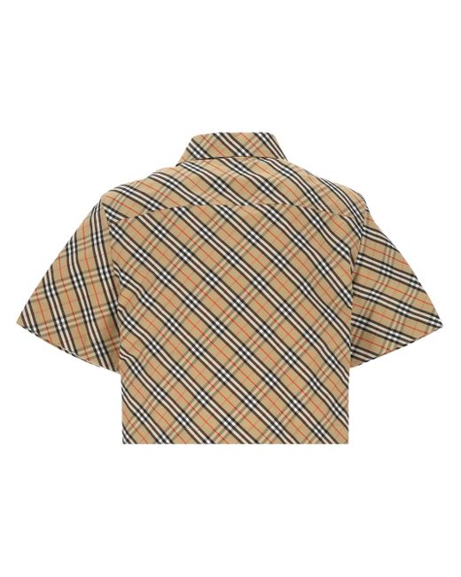 Burberry Natural Sand -Check -Shirts