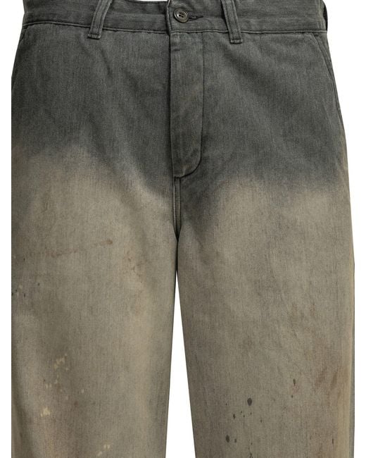 Our Legacy Gray Unsere Legacy-Freizeithose "Rig Chino".