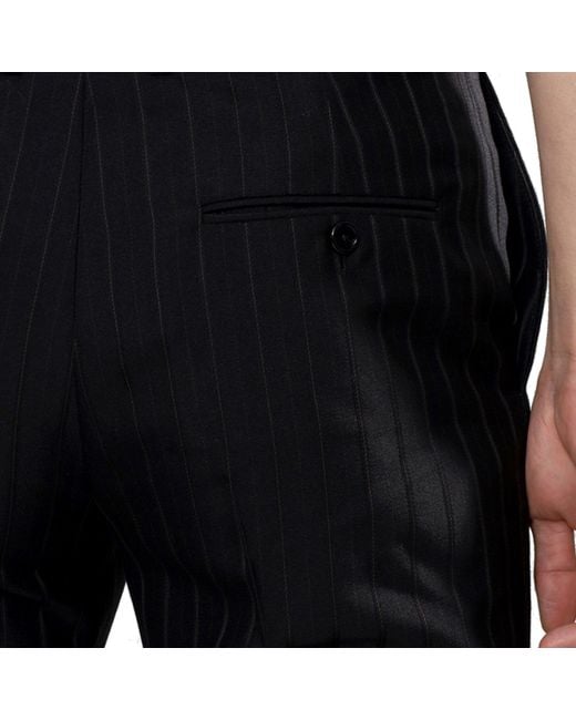 Céline Black Wool Classic Pants for men