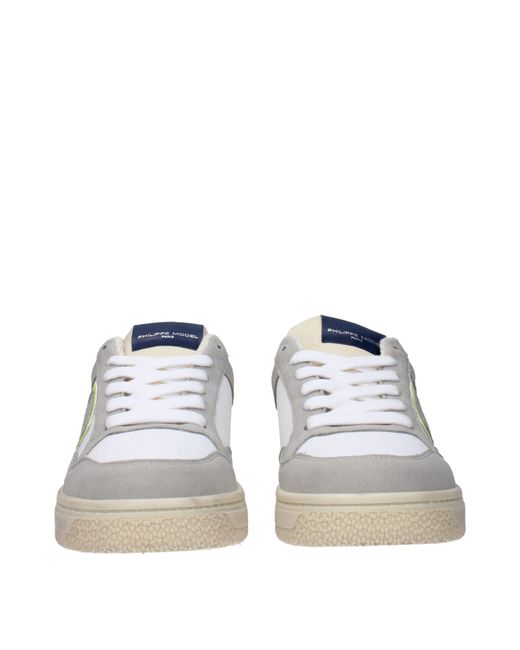 Sneakers Lyon Man Skin White/Blue Philippe Model de hombre
