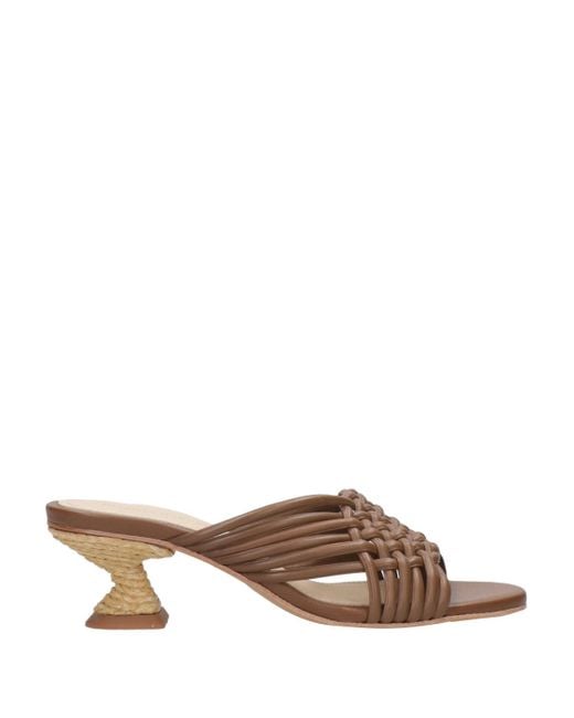 Paloma Barceló Brown Sandals