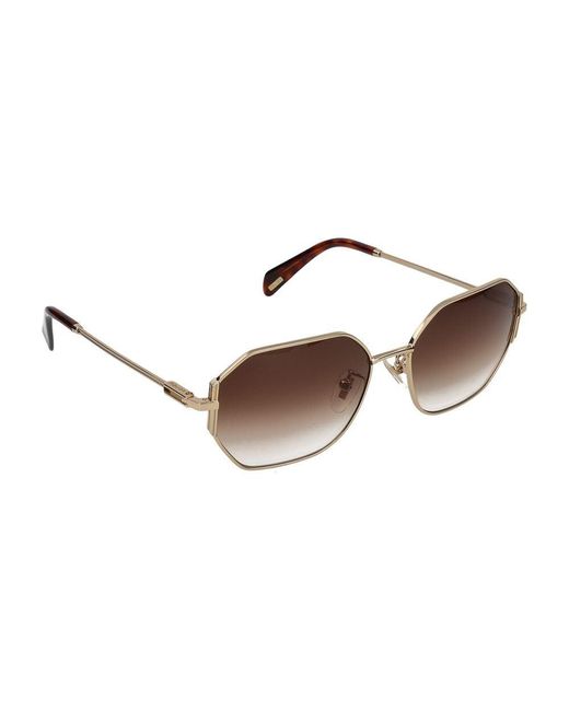Police Brown Sonnenbrillen Polizei SPLF35 0300 SHINY ROSE Gold /16/135