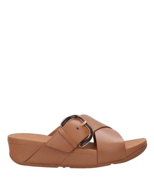 Fitflop Sandalen Leer Bruin in het Brown