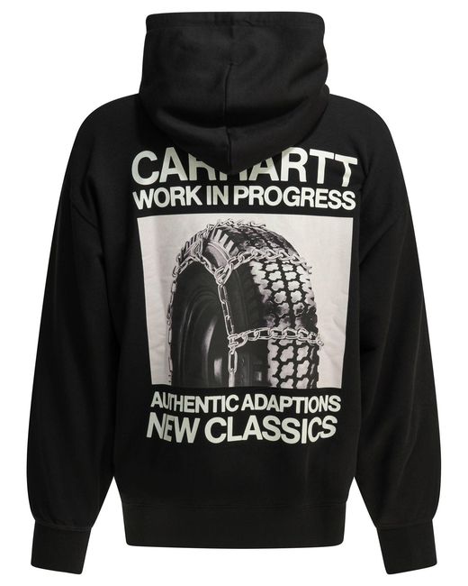 Carhartt Black Sean Hamilton Cotton Hoodie