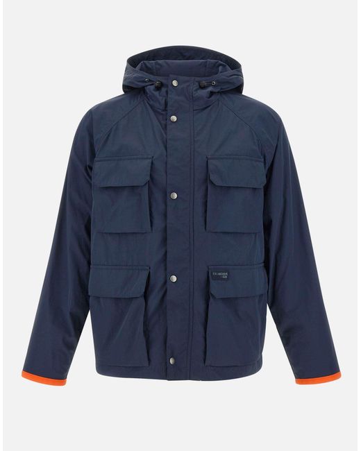 'S Giacca A Vento Blu di Fay in Blue da Uomo