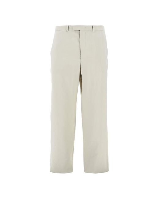 Emporio Armani Gray Chino Trousers for men