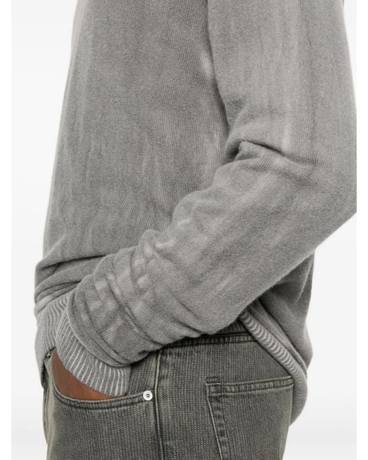 Our Legacy Gray Parallel V Neck