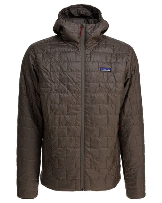 Patagonia "Nano Puff Hoody" Steppjacke in Brown für Herren